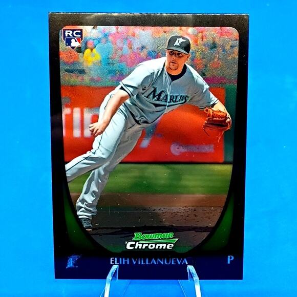 2011 Bowman Draft Picks & Prospects - Chrome Elih Villanueva #96 (RC) - Picture 1 of 3